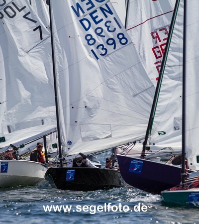 OK Dinghy sailing