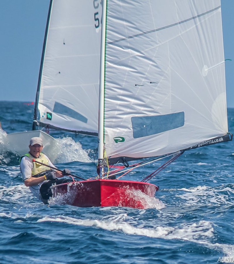 OK Dinghy sailing