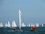 click on Image to enlarge Jorgen gybes leading the field