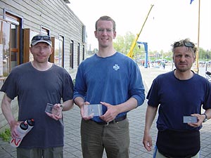 Ulf Brandt, Nick Craig and Andreas Pich (from right) Ulf, Nick and Andreas