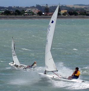 Peter Scheuerl sailing in Peter Scheuerl sailing