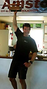 Paul Rhodes with trophy