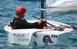 Matt Stechmann on board his yacht